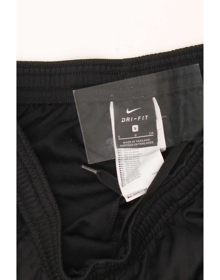 Nike Mens Dri Fit Tracksuit Trousers Small Black Polyester