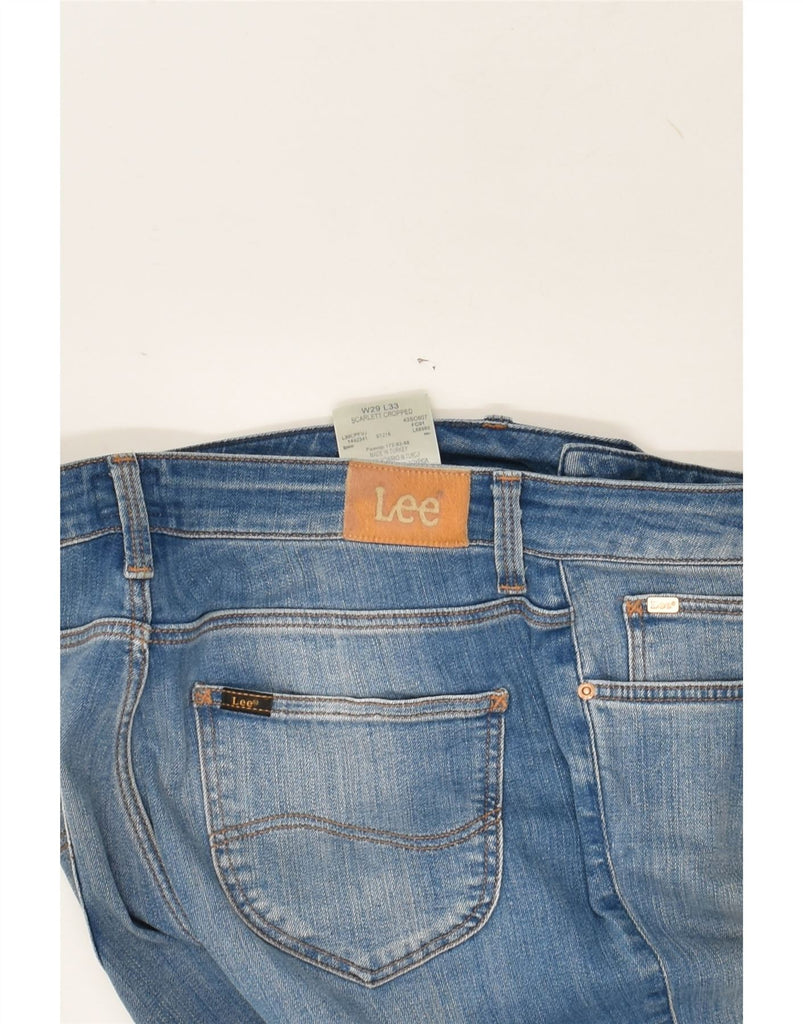 LEE Womens Scarlett Skinny Cropped Jeans W29 L27 Blue Cotton | Vintage Lee | Thrift | Second-Hand Lee | Used Clothing | Messina Hembry 