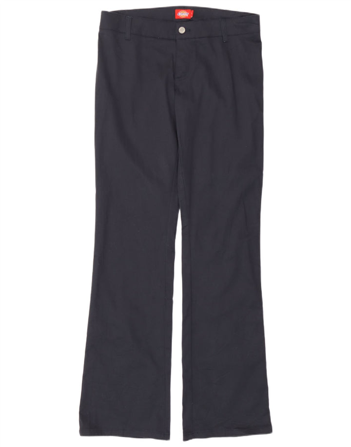 Dickies Womens Bootcut Casual Trousers US 9 Medium W32 L33 Navy Blue