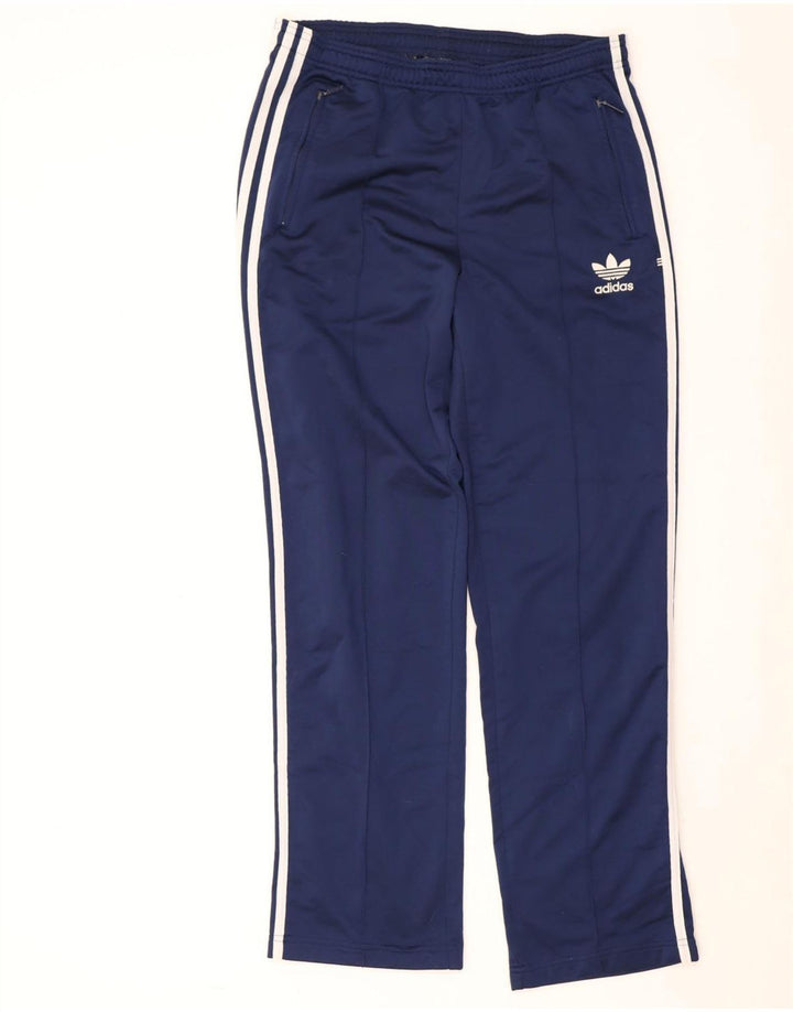 Adidas Mens Tracksuit Trousers UK 36/38 Small Navy Blue Polyester