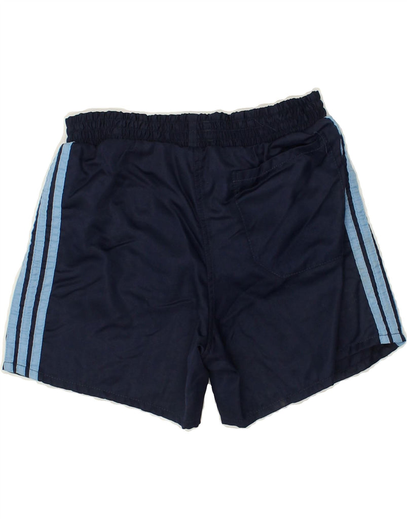 ADIDAS Boys Sport Shorts 10-11 Years Navy Blue Polyamide | Vintage Adidas | Thrift | Second-Hand Adidas | Used Clothing | Messina Hembry 