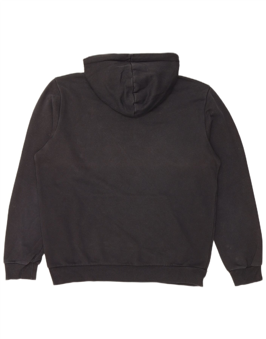 PUMA Mens Graphic Hoodie Jumper Medium Black Cotton