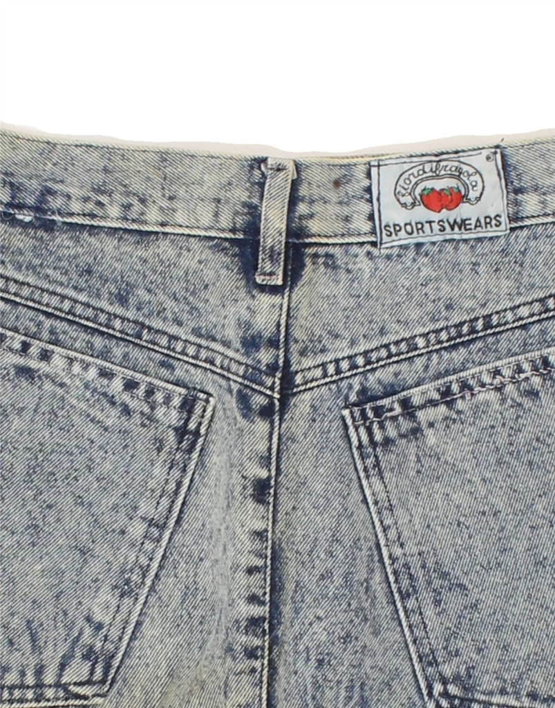 VINTAGE Womens Denim Skirt W28 Medium Blue Flecked | Vintage Vintage | Thrift | Second-Hand Vintage | Used Clothing | Messina Hembry 