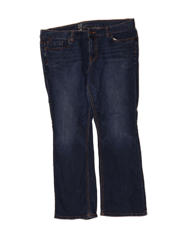 MOSSIMO Womens Curvy Fit Bootcut Jeans US 18 2XL W40 L31 Blue Cotton Vintage Mossimo and Second-Hand Mossimo from Messina Hembry 
