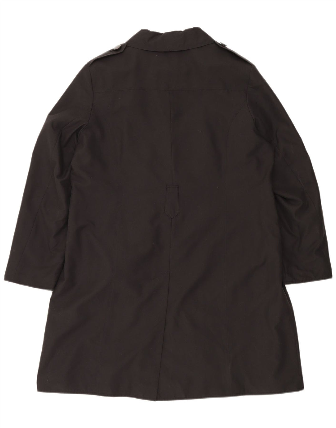 Marks & Spencer Womens Trench Coat UK 20 2XL Black Polyester