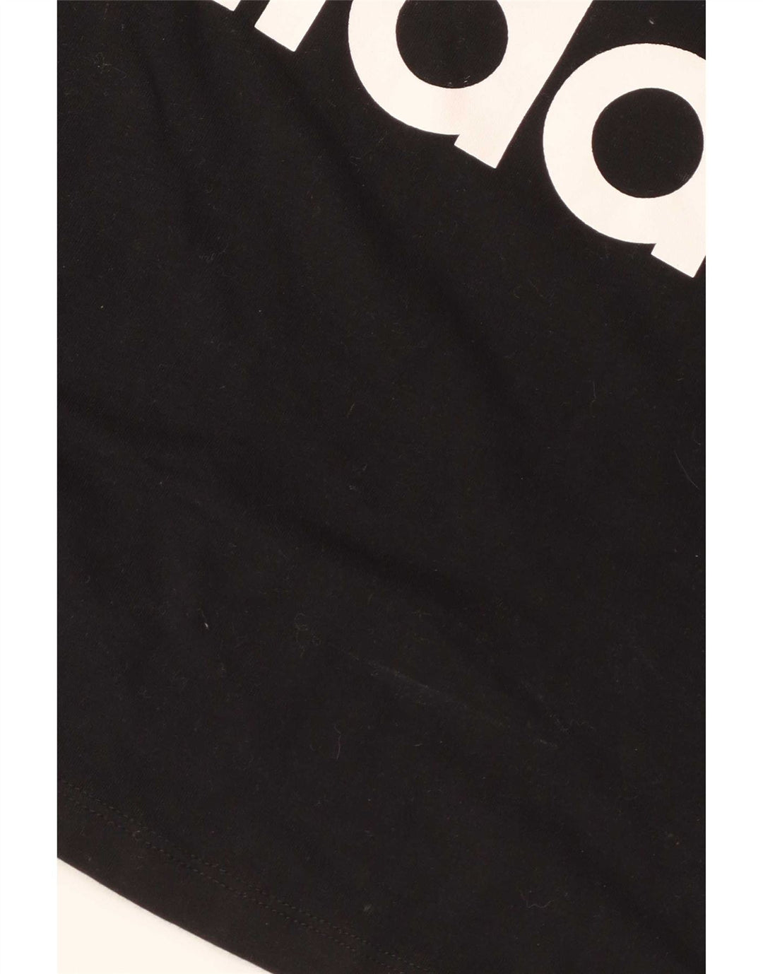 Adidas Womens Graphic Vest Top UK 8 Small Black Cotton