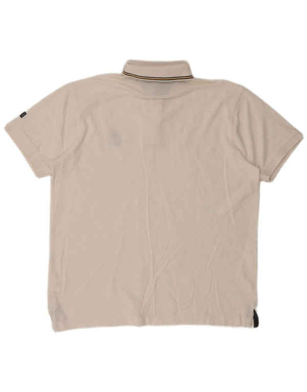 Renato Balestra Mens Polo Shirt 2XL White Cotton