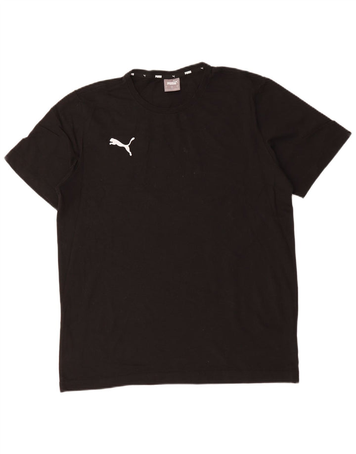 Puma Mens T-Shirt Top Large Black