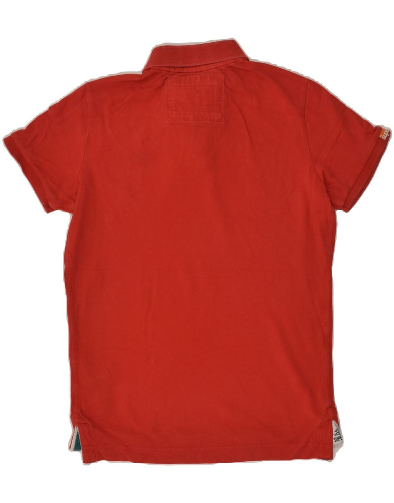 SUPERDRY Mens Polo Shirt Medium Red Cotton | Vintage Superdry | Thrift | Second-Hand Superdry | Used Clothing | Messina Hembry 