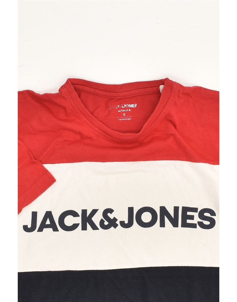 JACK & JONES Mens Graphic T-Shirt Top Small Multicoloured Colourblock | Vintage Jack & Jones | Thrift | Second-Hand Jack & Jones | Used Clothing | Messina Hembry 