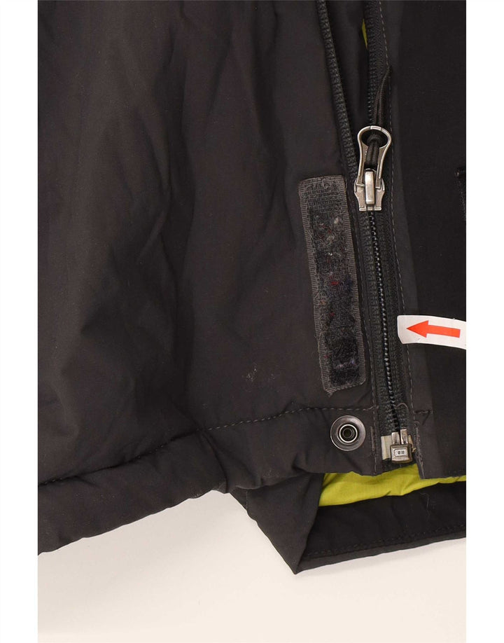 The North Face Mens Windbreaker Jacket UK 38 Medium Grey Colourblock Nylon