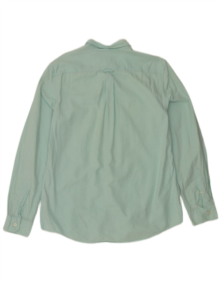 Jack Wills Mens Classic Fit Shirt Large Turquoise Cotton