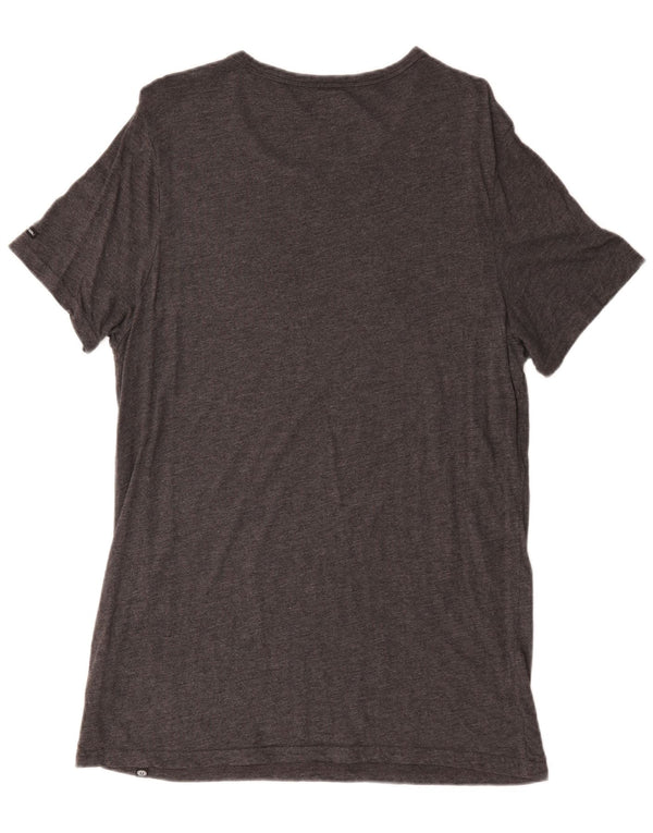 Animal Mens T-Shirt Top Medium Grey Viscose