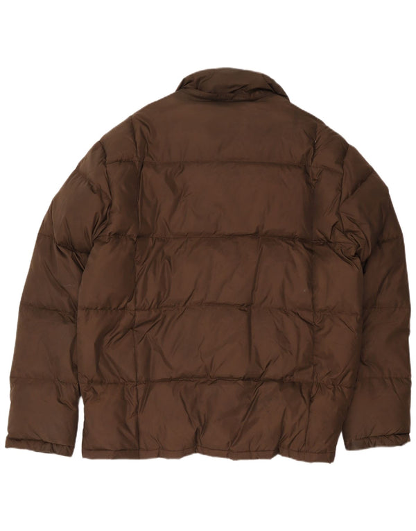 Kappa Womens Padded Jacket UK 46 3XL Brown Polyamide