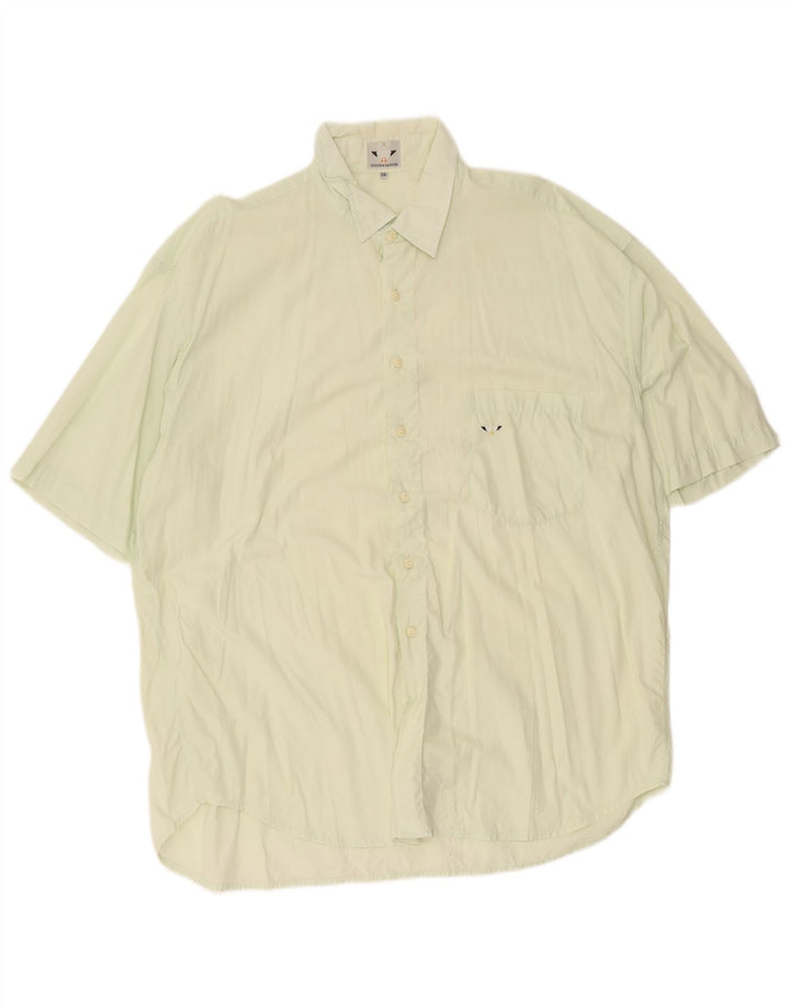 Goose & Gander Mens Short Sleeve Shirt IT 56 XL Green