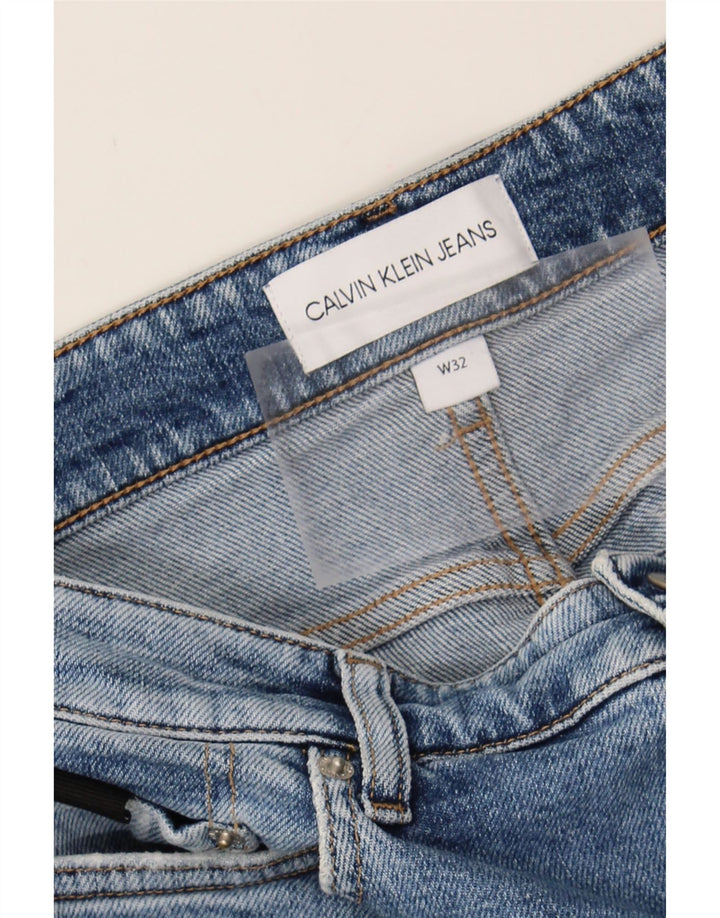 CALVIN KLEIN Mens Cropped Jeans W32 L25 Blue Cotton Vintage Calvin Klein and Second-Hand Calvin Klein from Messina Hembry 