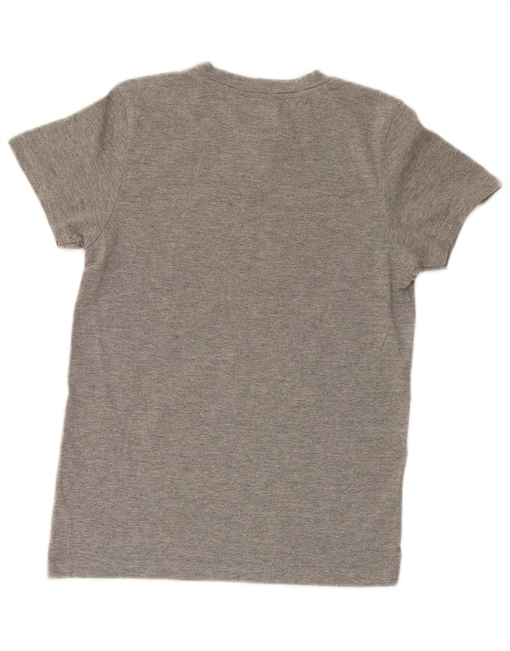 Puma Womens Graphic T-Shirt Top UK 12 Medium Grey Flecked