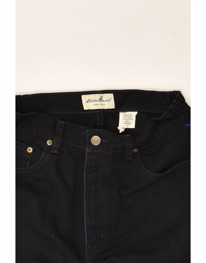 EDDIE BAUER Womens Tall High Waist Slim Jeans US 8 Medium W26 L34 Black | Vintage Eddie Bauer | Thrift | Second-Hand Eddie Bauer | Used Clothing | Messina Hembry 