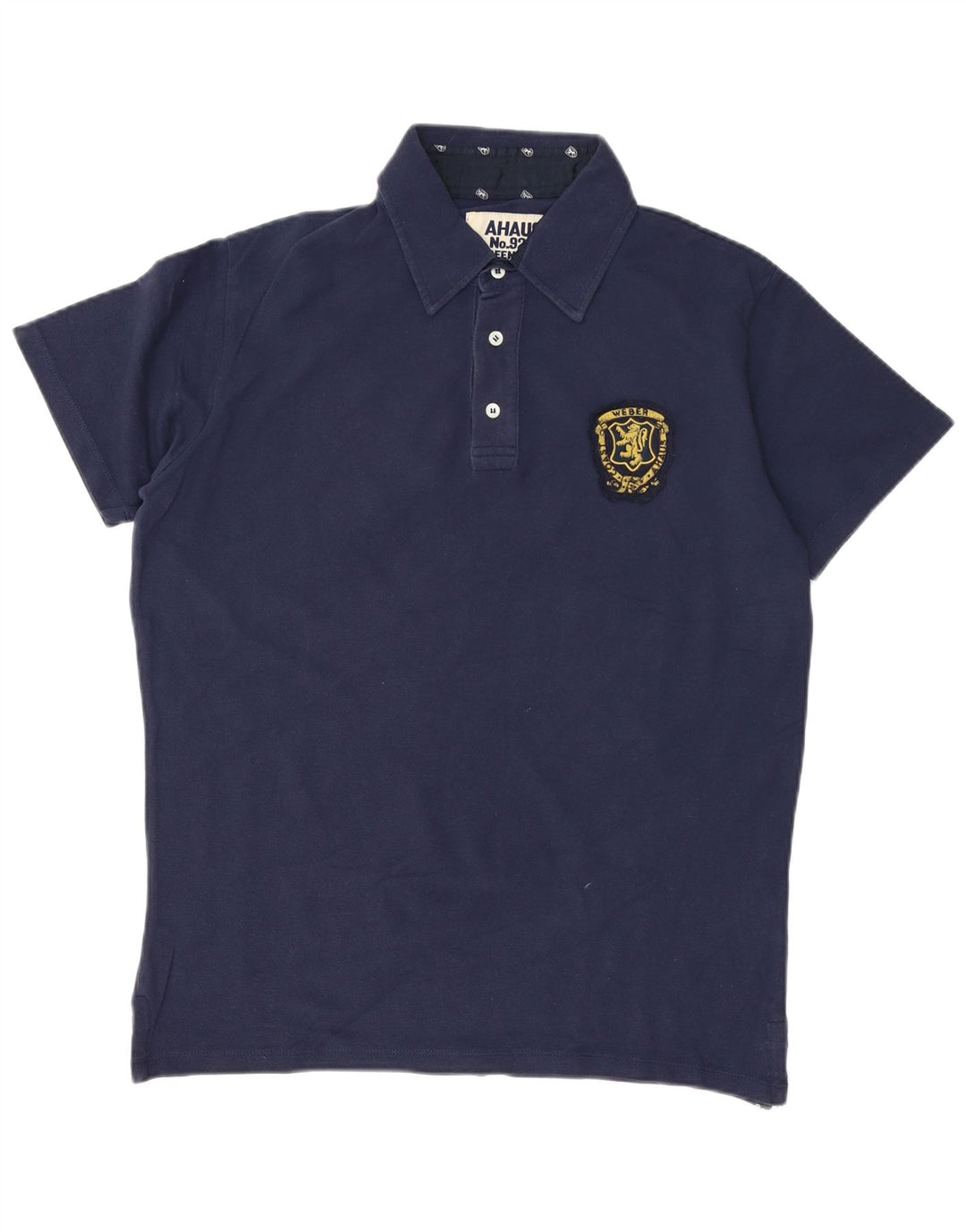 Ahaus Mens Polo Shirt XL Navy Blue Cotton