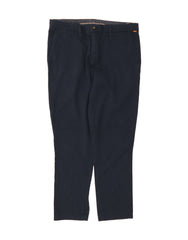 TIMBERLAND Mens Slim Chino Trousers W36 L30  Navy Blue Cotton