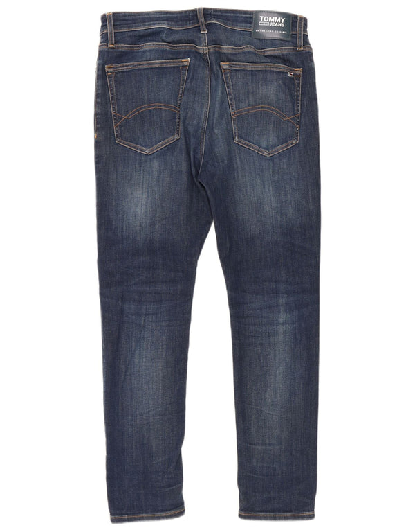 Tommy Hilfiger Mens Ryan Skinny Jeans W34 L30 Navy Blue Cotton