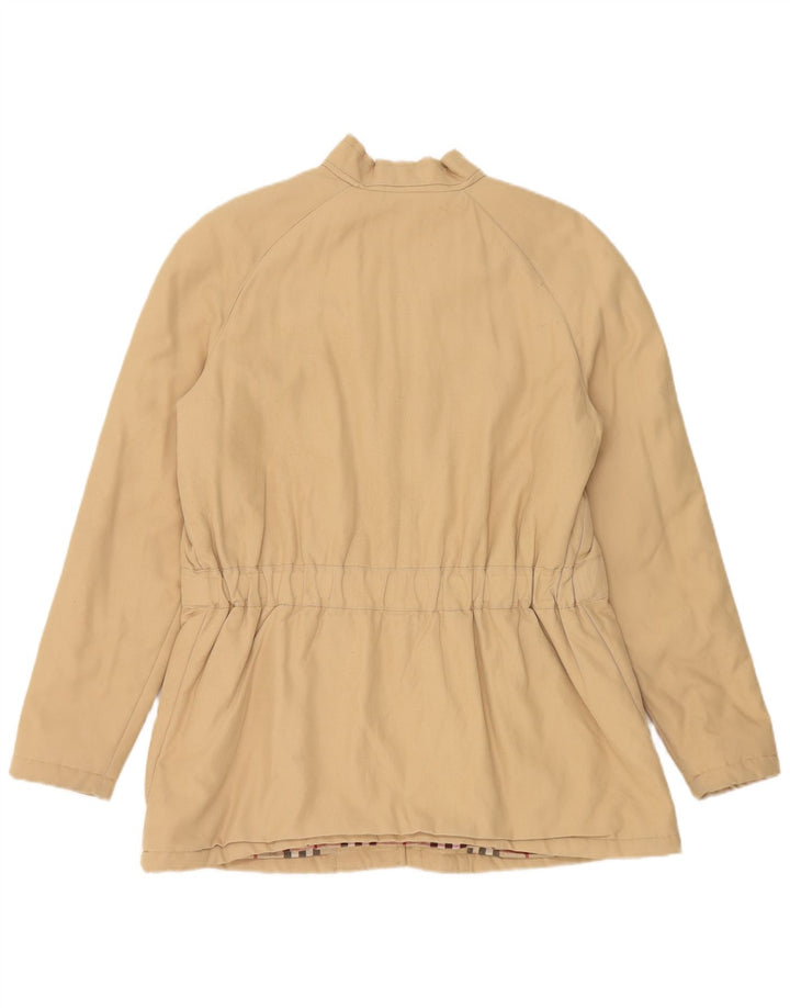 Burberry Boys Windbreaker Jacket 15-16 Years Beige Cotton