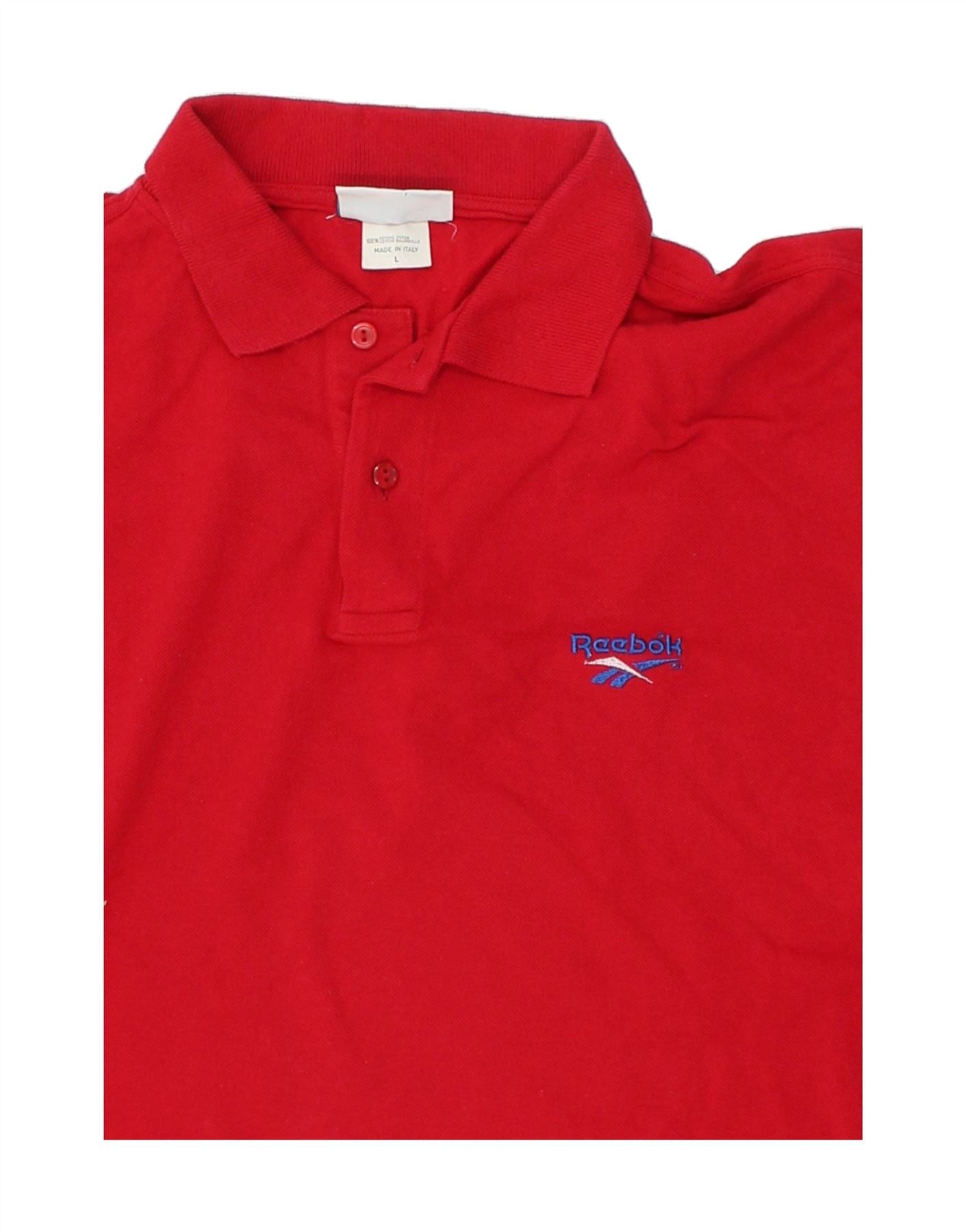 Reebok polo store shirts mens red