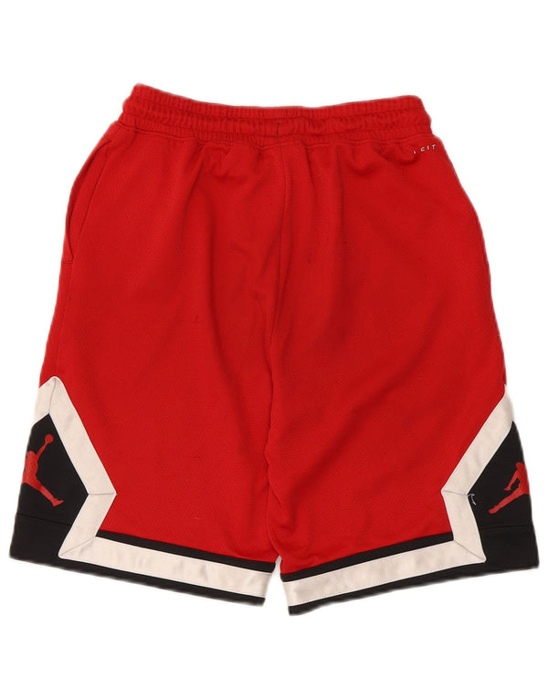 Jordan Boys Sport Shorts 12-13 Years  Red Colourblock Polyester