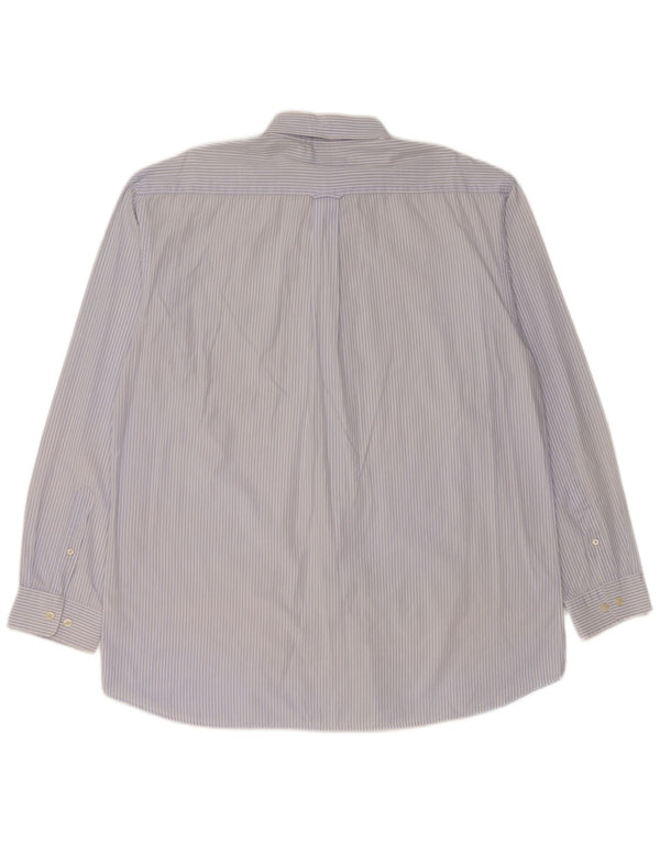 GANT Mens Regular Fit Shirt XL Blue Pinstripe Cotton