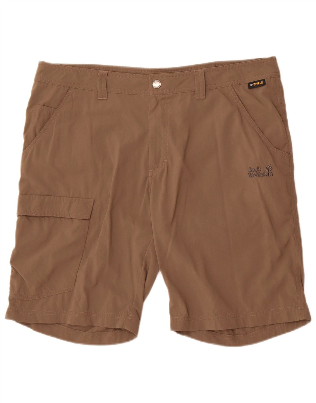 Jack & Jones Mens Cargo Shorts W40 XL Brown Polyamide