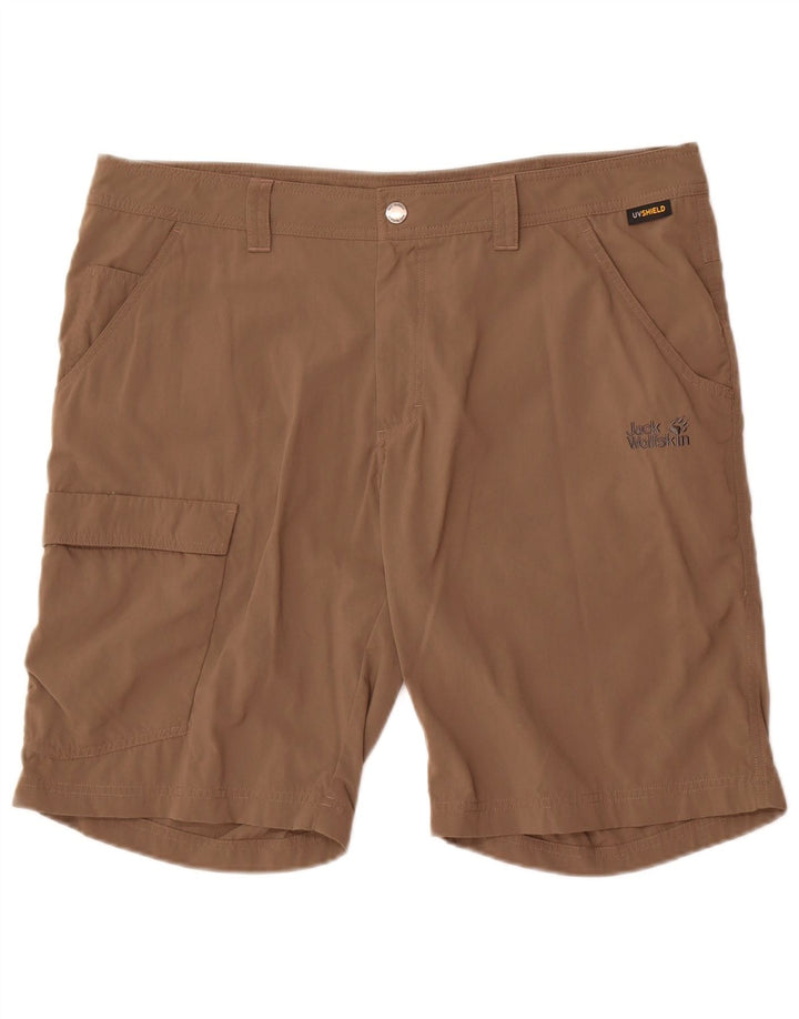 Jack & Jones Mens Cargo Shorts W40 XL Brown Polyamide