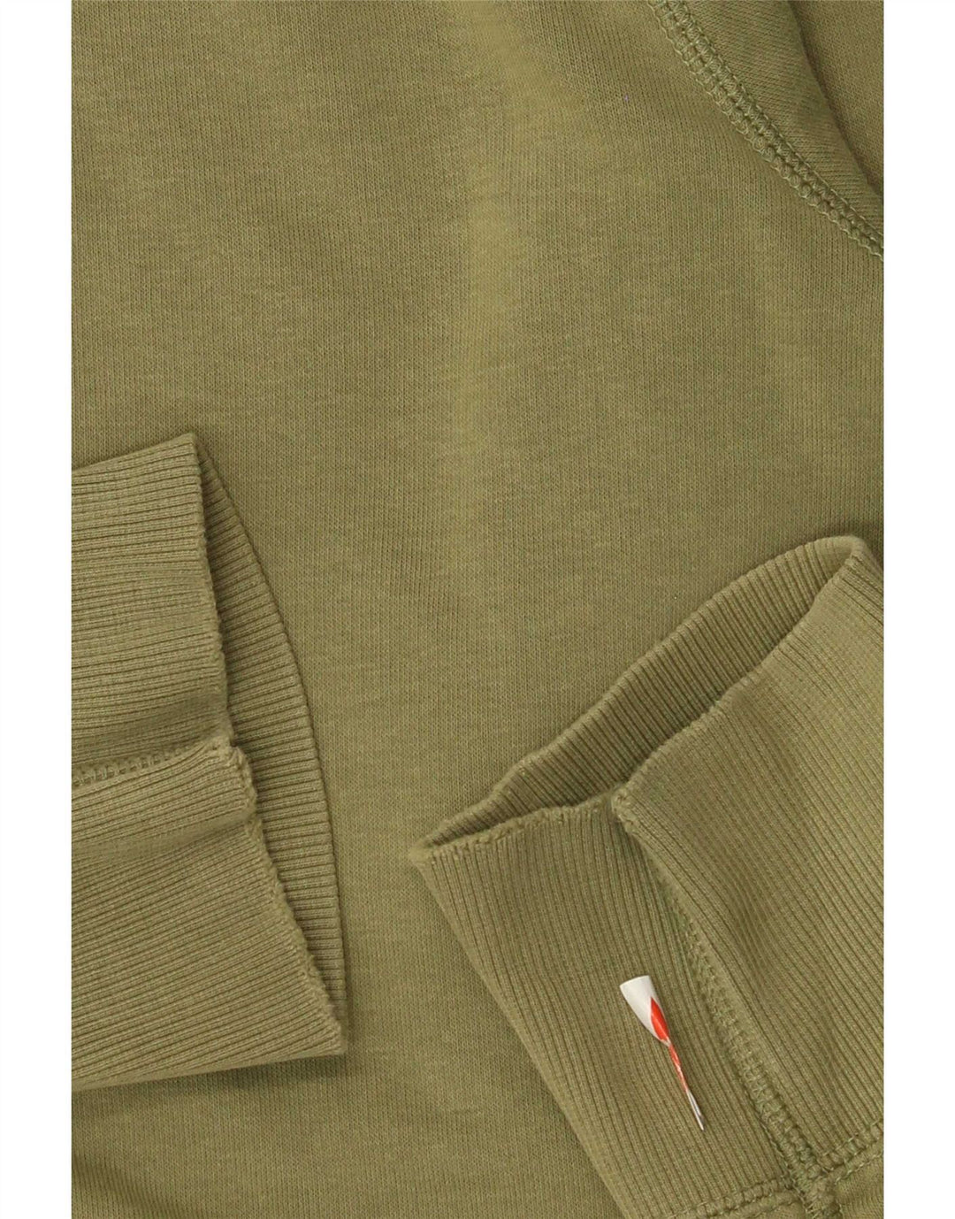 Converse Mens Zip Hoodie Sweater XL Green Cotton