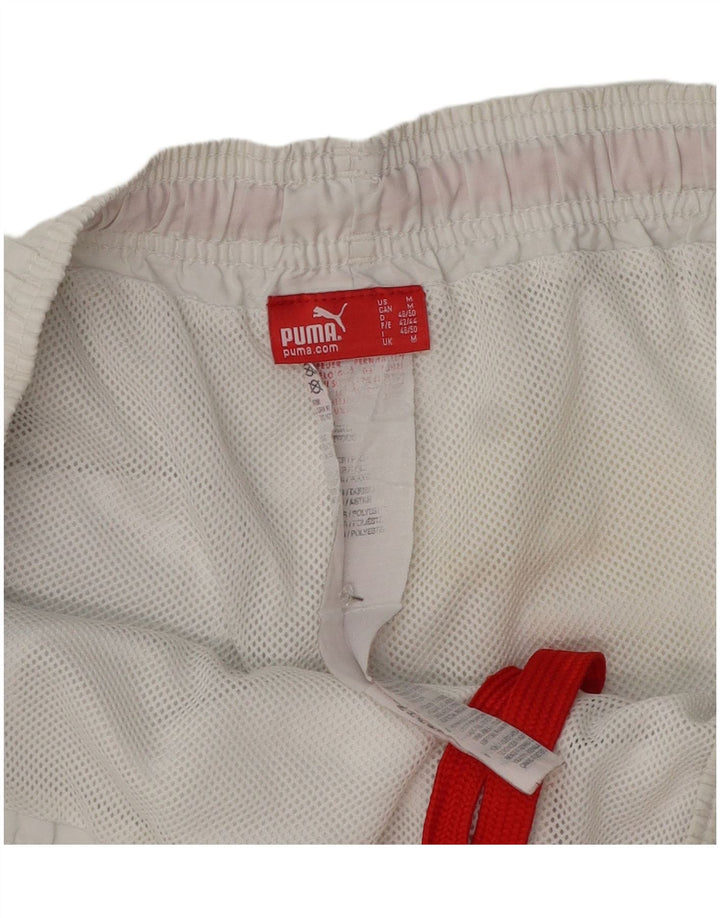 Puma Mens Sport Shorts Medium  White Colourblock Polyester