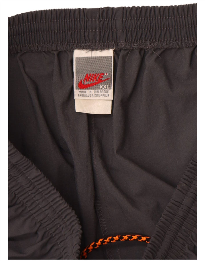 Nike Mens Tracksuit Trousers Joggers 2XL  Grey Nylon