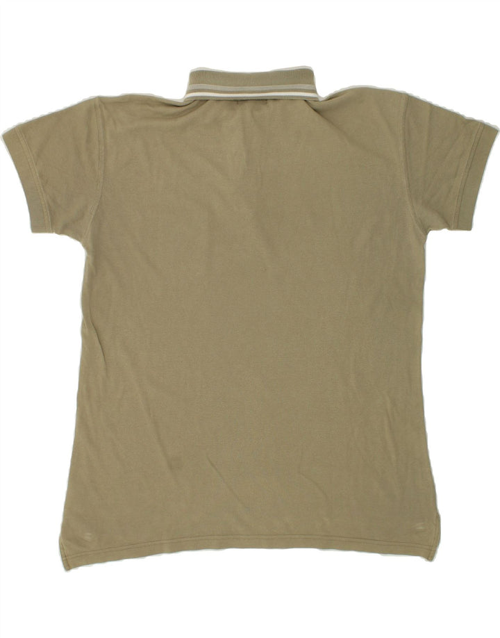 LEE Mens Polo Shirt Large Khaki Cotton Vintage Lee and Second-Hand Lee from Messina Hembry 