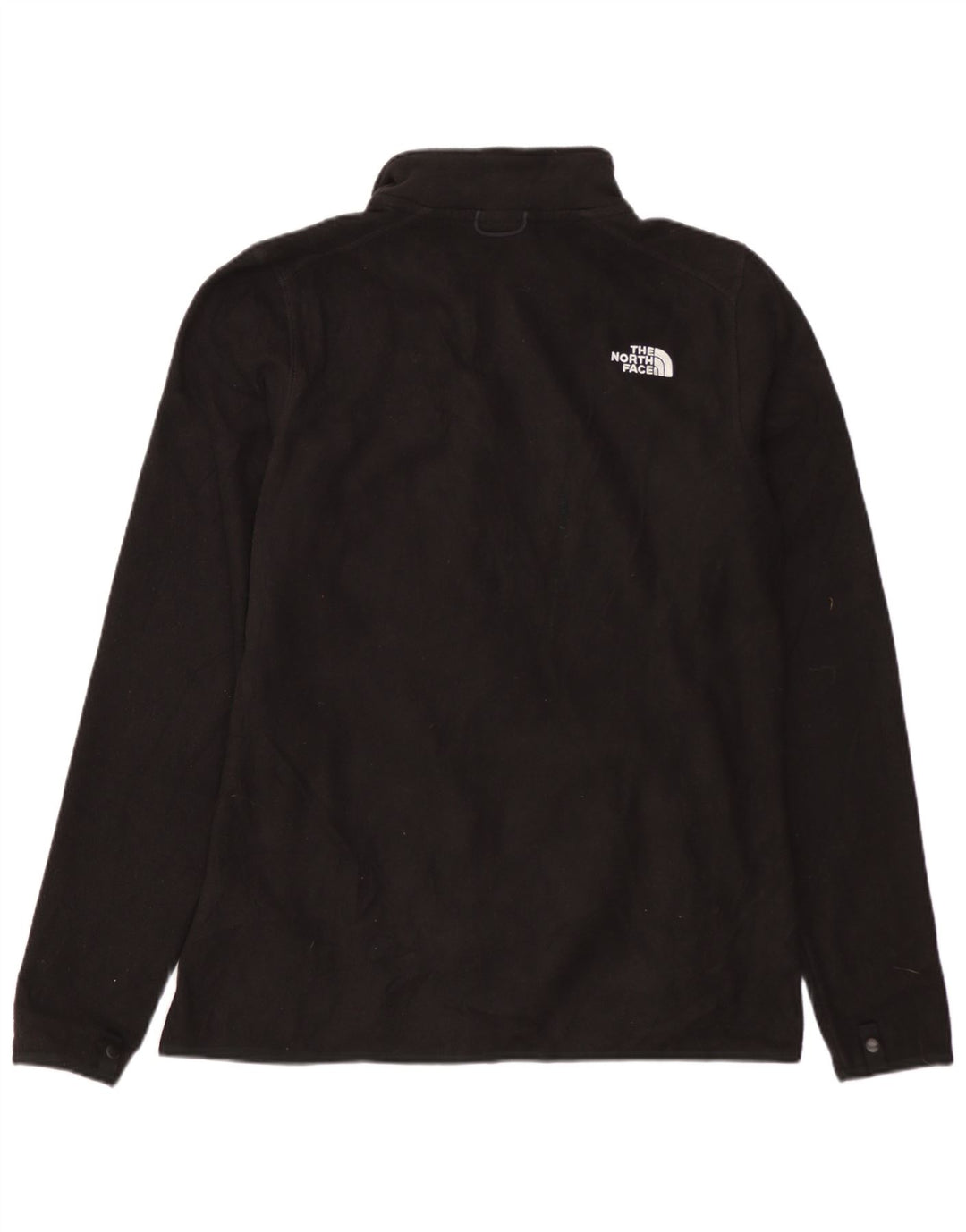 THE NORTH FACE Womens Liner Fleece Jacket UK 14 Large Black Polyester
