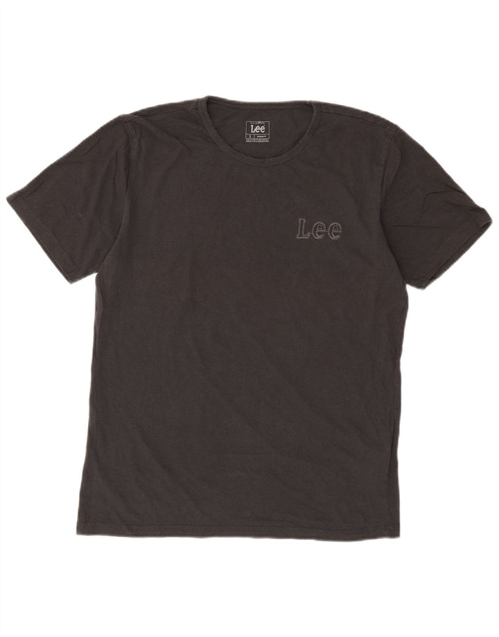 Lee Mens Regular Fit T-Shirt Top Small Grey Cotton
