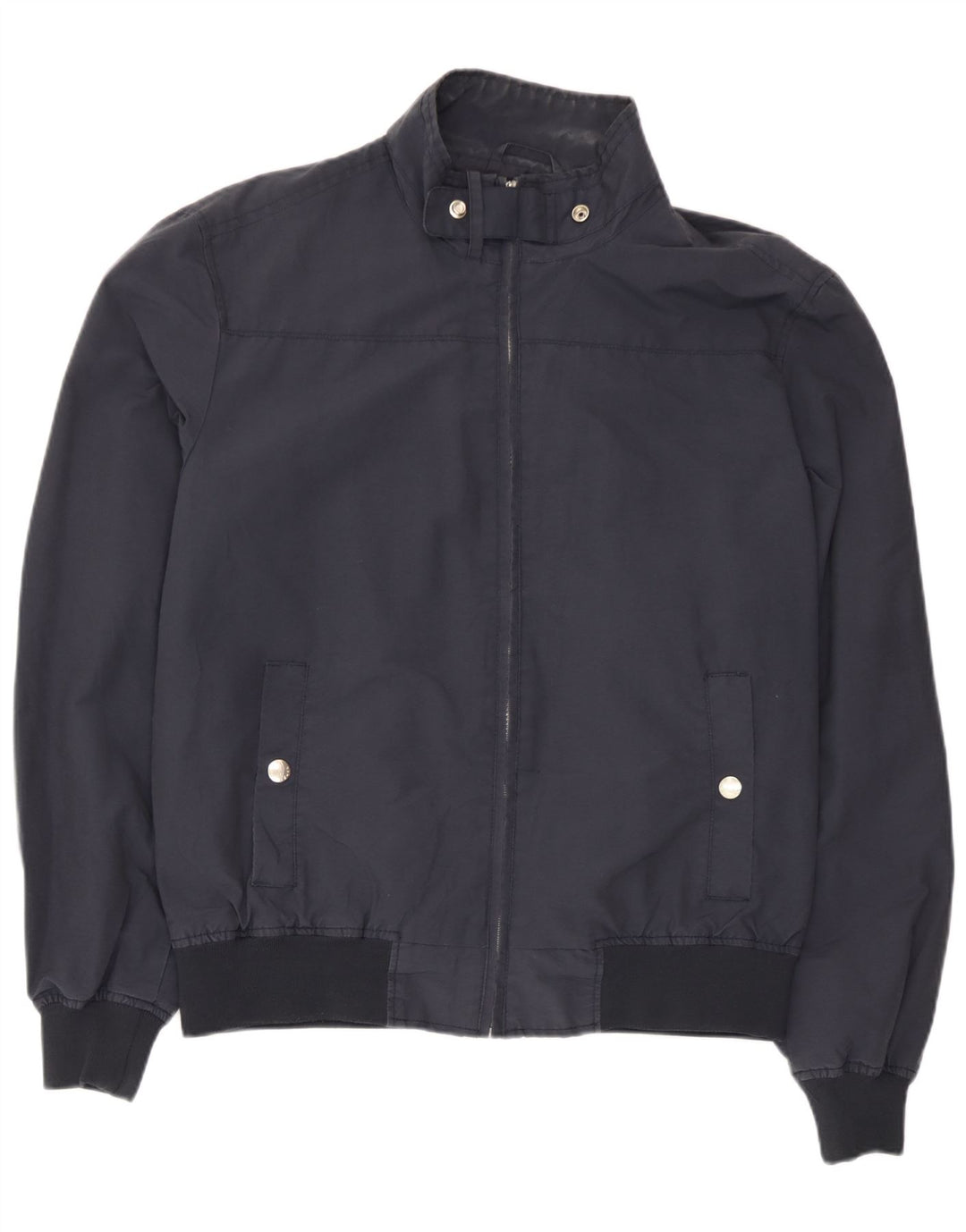 Refrigue Mens Bomber Jacket UK 42 XL Navy Blue Nylon