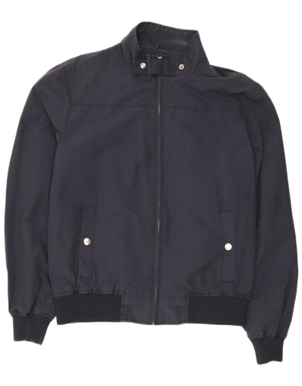 Refrigue Mens Bomber Jacket UK 42 XL Navy Blue Nylon