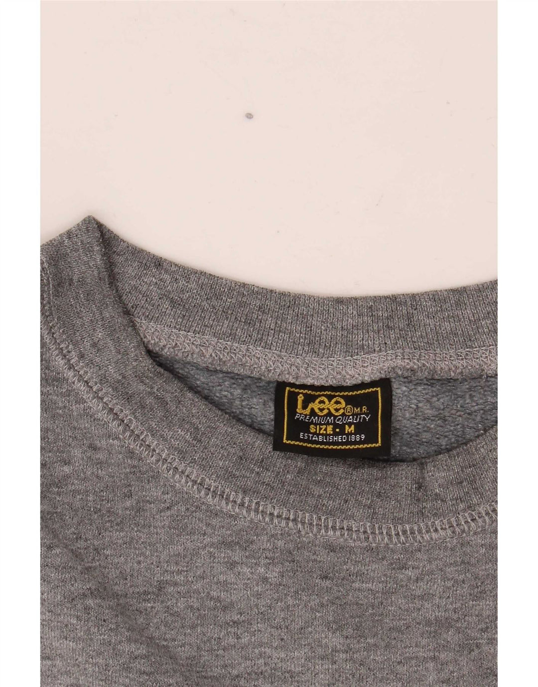 Lee Mens Brooklyn Graphic Sweatshirt Jumper Medium Grey