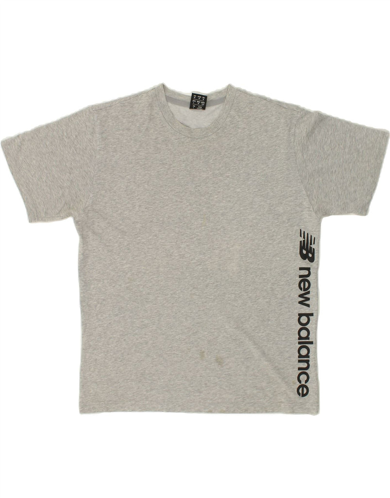 NEW BALANCE Mens Graphic T-Shirt Top Medium Grey | Vintage New Balance | Thrift | Second-Hand New Balance | Used Clothing | Messina Hembry 