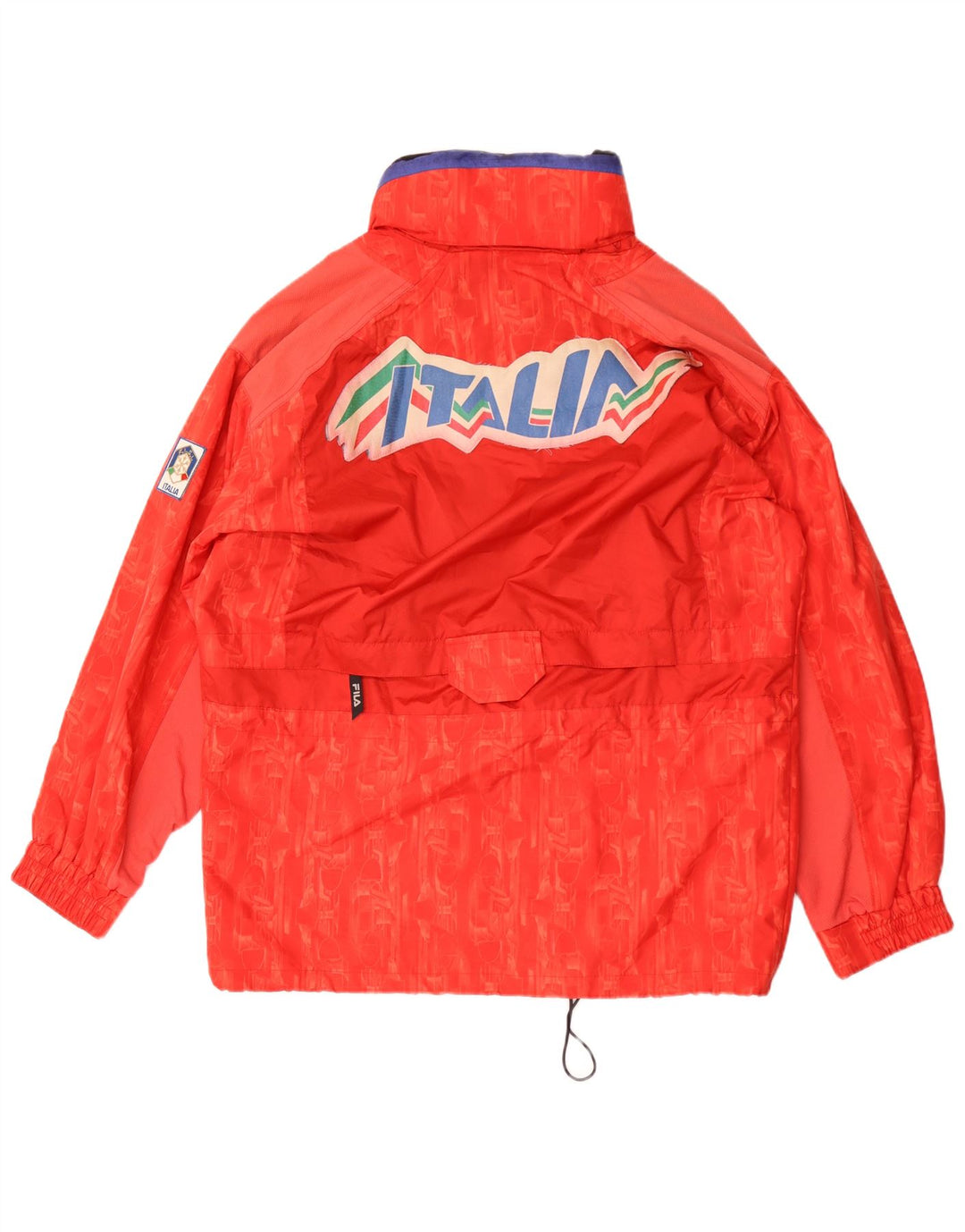 Fila Mens Graphic Ski 2 Piece Set IT 48 Medium W30 L29 Red Colourblock