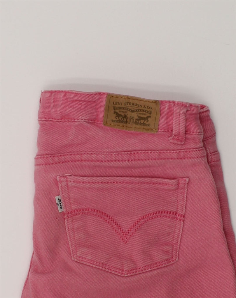 LEVI'S Girls Denim Shorts 9-10 Years W24 Pink Cotton | Vintage Levi's | Thrift | Second-Hand Levi's | Used Clothing | Messina Hembry 