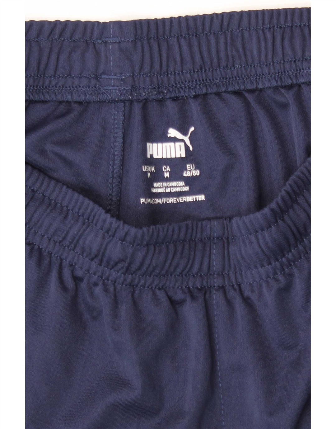 Puma Mens Sport Shorts Medium Navy Blue Polyester