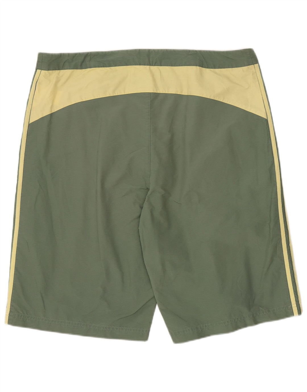Adidas Mens Shorts XL W40  Green Colourblock Cotton