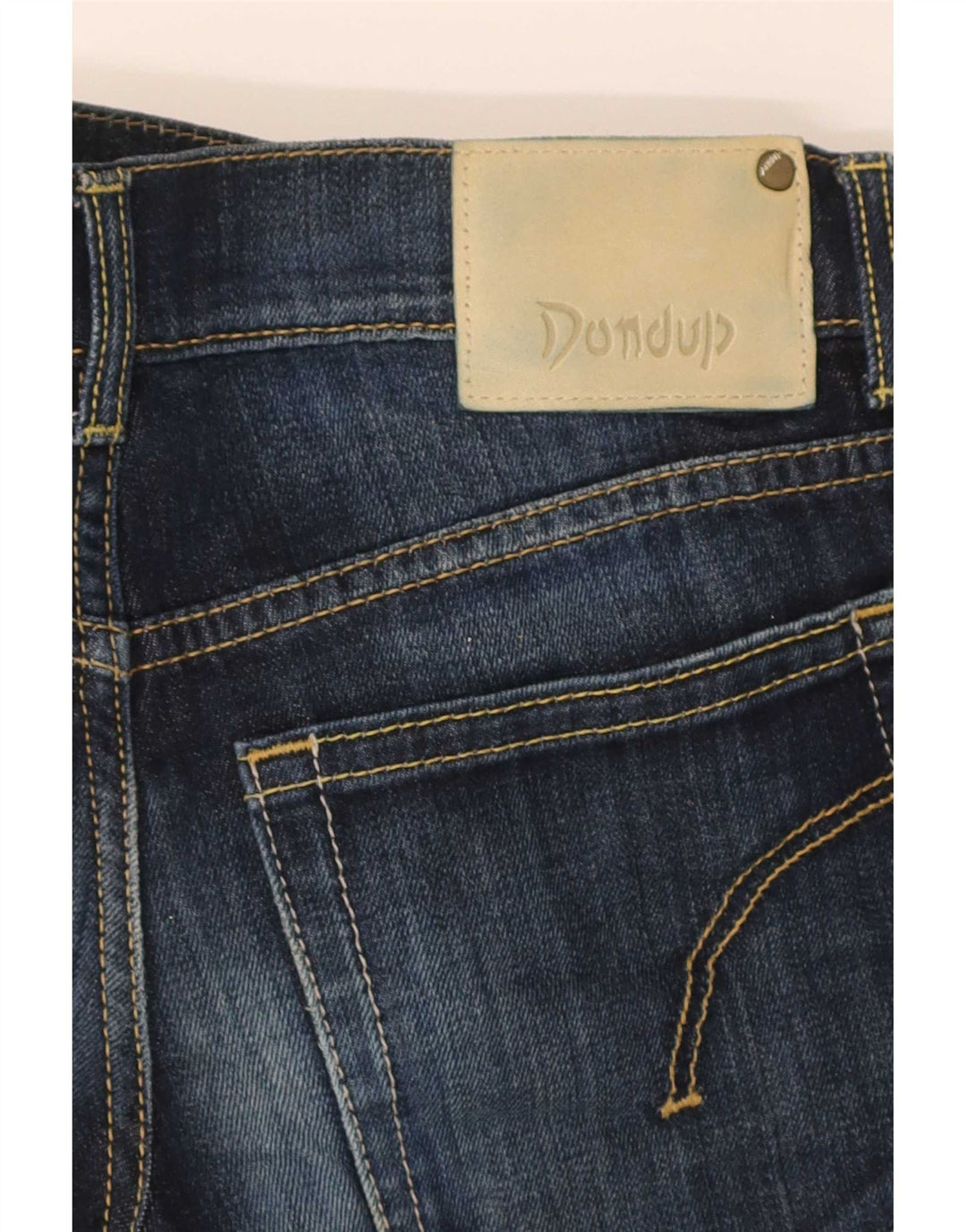 Dondup Womens Low Waist Denim Shorts W30 Medium Navy Blue