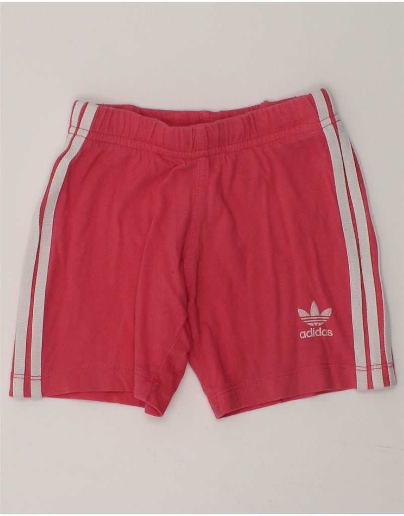 ADIDAS Baby Boys Sport Shorts 9-12 Months Red Cotton | Vintage Adidas | Thrift | Second-Hand Adidas | Used Clothing | Messina Hembry 