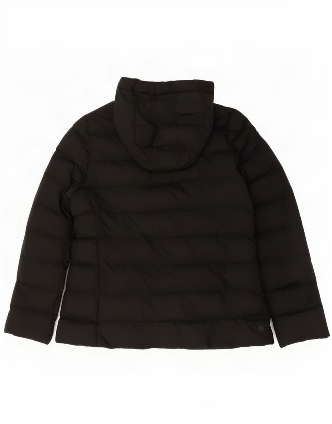Adidas Womens Hooded Padded Jacket UK 16 Large Black Polyester