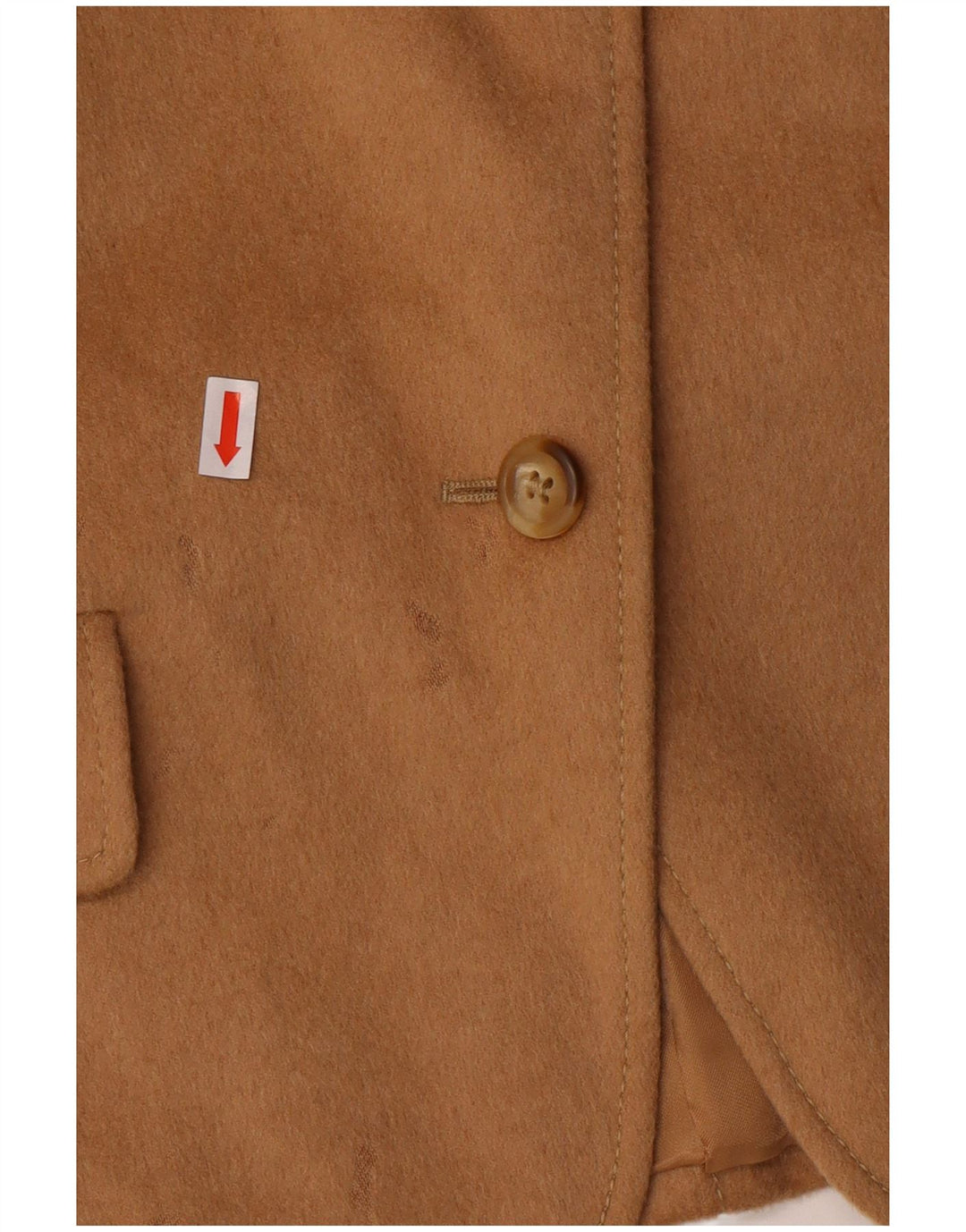 MAX MARA Womens 4 Button Blazer Jacket UK 14 Large Beige Camelhair Classic