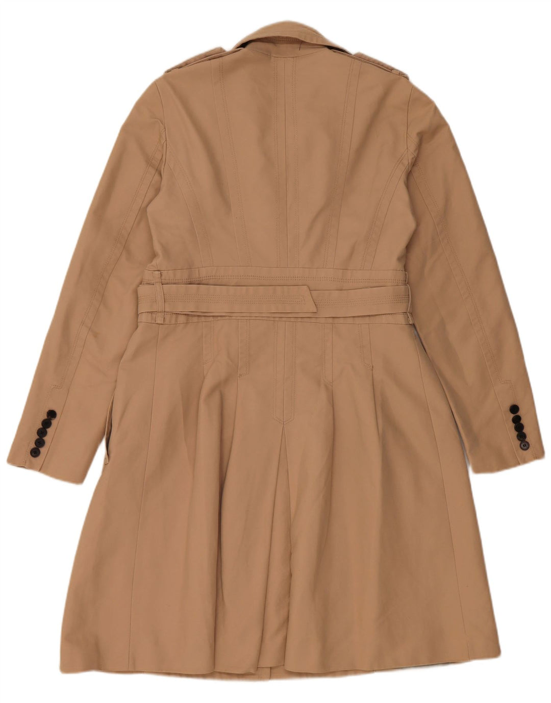 ZARA Womens Trench Coat UK 14 Medium Beige